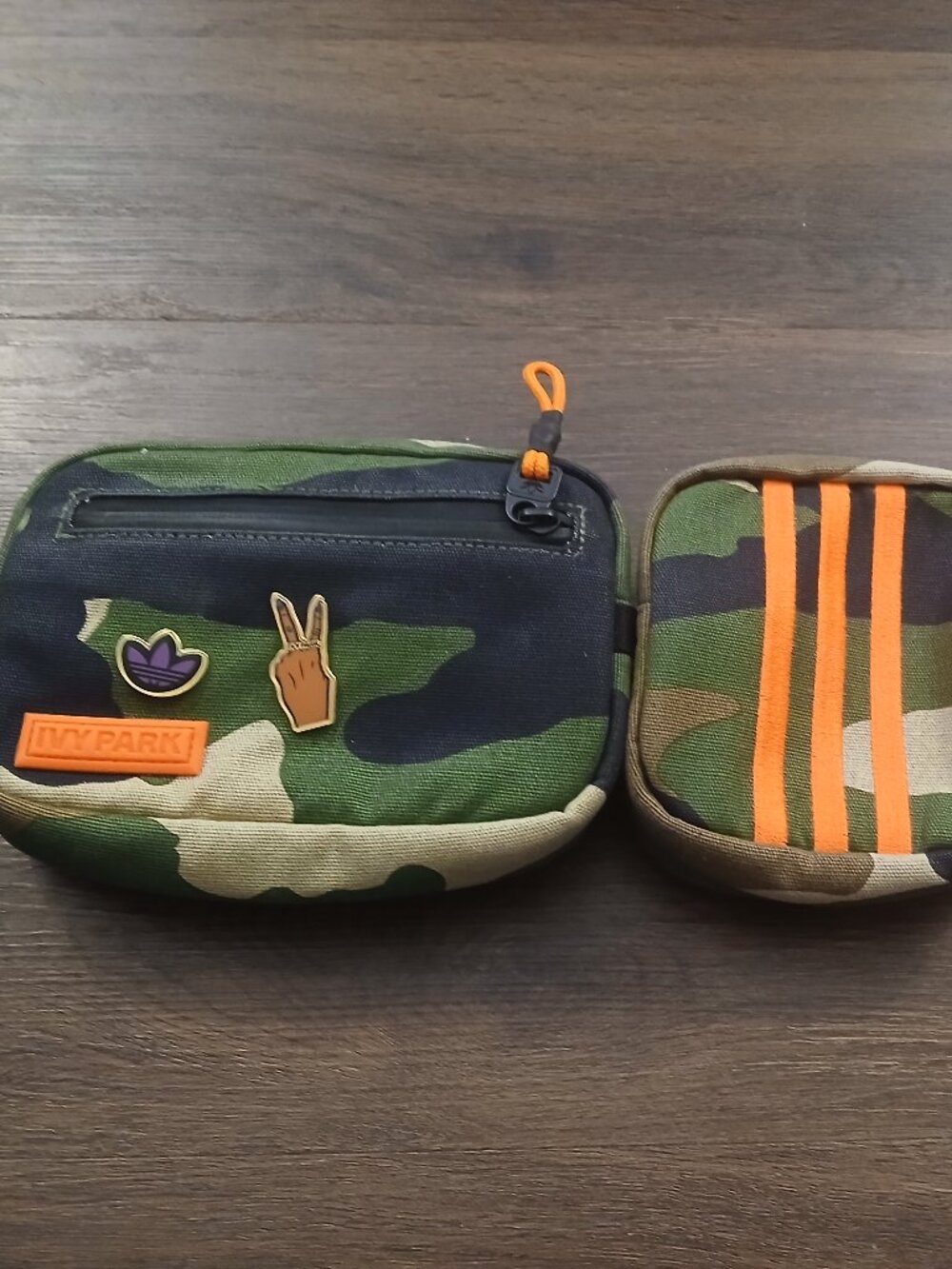 Ivy park Beyonce Adidas camo belt bag removable pouches adjustable strap. RARE